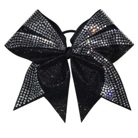 Glitter Rhinestone Ascent Competition Cheer Hair Bow