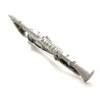 Successory Made in Japan Motif Tie Pin Clarinet Reprint, Brass,