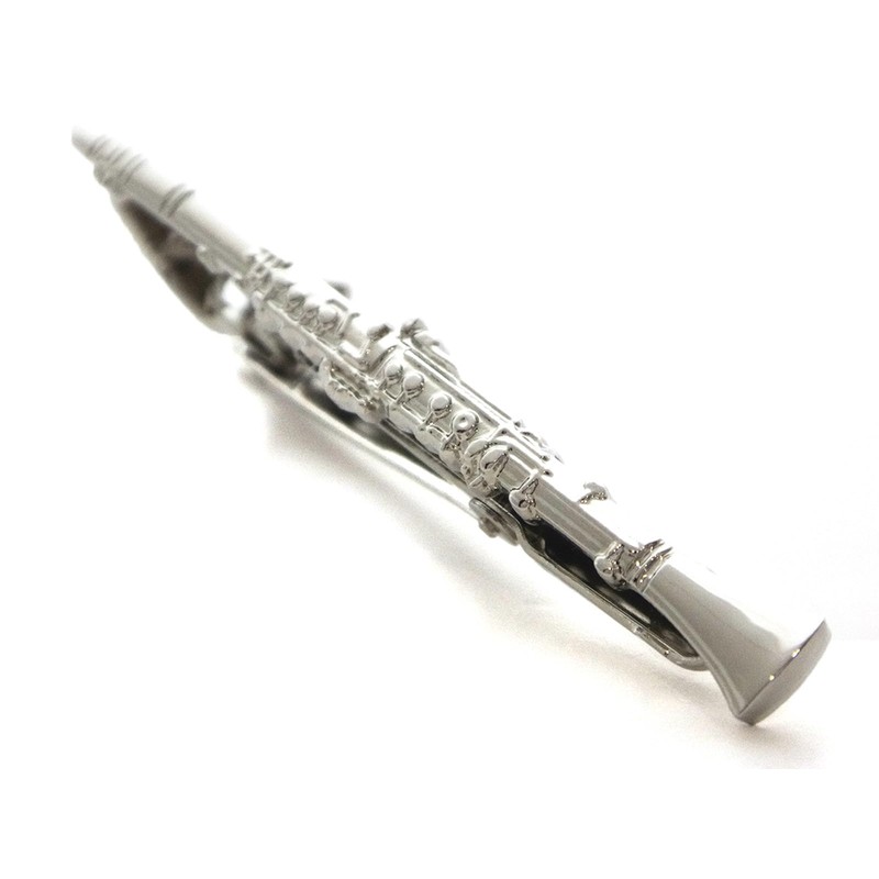 Successory Made in Japan Motif Tie Pin Clarinet Reprint, Brass,