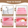 Over the Door Organizer, 4 Large Pocket Hanging Storage with