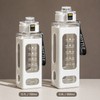 0.7L/0.9L Sports Water Bottle with Carry Strap – Portable Sippy