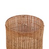 Aspen Creative 31604, Drum Spider Lamp Shade, Natural Rattan, 12"