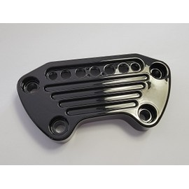 ♤ Handlebar Clamp for Indicator lights to fit Harley Sportster Iron roadster 48 72 and more! GLOSS BLACK ♧ Classic Style JBSporty