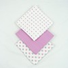 MuslinZ Baby Muslin Squares Burp Cloths 3 Pack 100% Pure