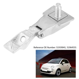 Handle Hinge, 2Pcs Stainless Steel Auto Outer Door Handle Hinge Repair Tool Kit OS or NS for Fiat 500 51939041 519645
