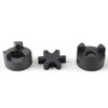 3/4" to 1" L090 3-Piece L-Jaw Coupling Set & Buna-N