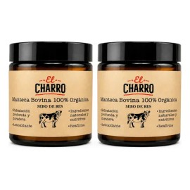 Kit 2 Mantecas De Sebo Bovino El Charro Crema Para Manchas Hidratante Facial Crema Corporal Piel Seca Paño Antiedad