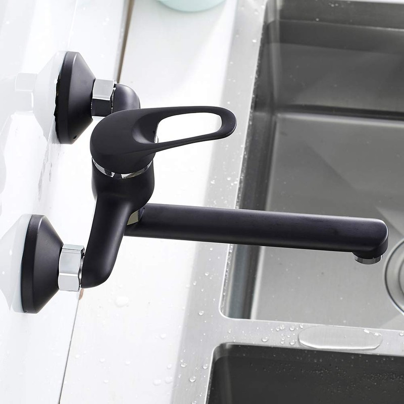 Kitchen Tap, Wall Mounted Basin Mixer Tap, Kitchen Tap, Single