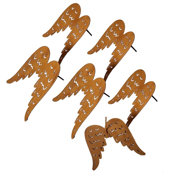 Storm's Gartenzaubereien Angel Wings Small in Rust Look for Guardian