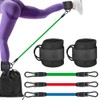 Ankle Resistance Bands with Cuffs and Storage Bag, 10 lbs