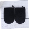 2 piezas Guantes Aplicadores para Autobronceador Negro Mitt de Bronceado