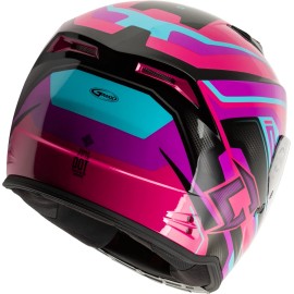 GMAX FF-18 DRIFT HELMET PINK/BLUE/BLAC