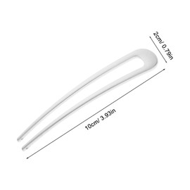 FOMIYES 2Pcs U Shaped Metal Hair Pins for Buns Durable Chignon Clips for Thick Hair Stylish Hair Accessories for Weddings and Everyday Use Versatile Hairpin