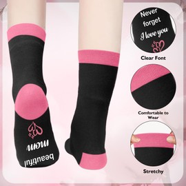 Kiopdse Mom Gifts,Mothers Day Mother's Christmas Valentines Day Valentine's Easter Unique Birthday Gifts for Mom Gift Ideas from Daughter Son Mother Presents for Moms,Funny Sock,Stocking Stuffers