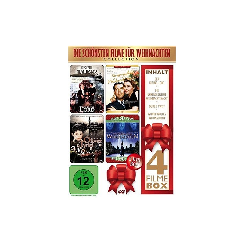 Die schönsten Filme für Weihnachten [2 DVDs]