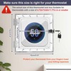 Gachiwar Thermostat Cover, Thermostat Lock Box with 2 Keys Thermostat