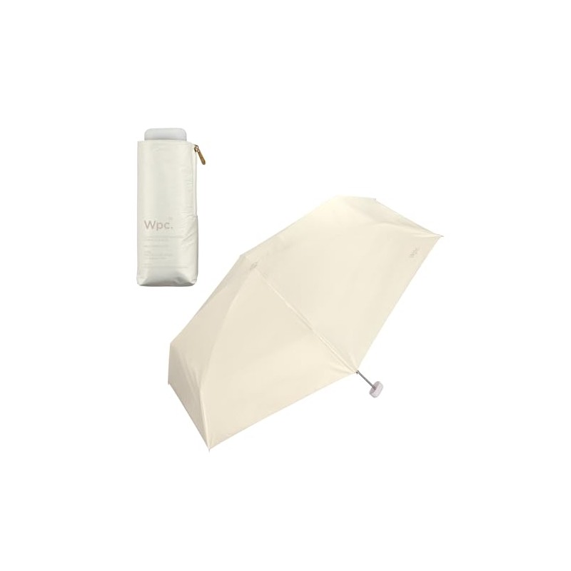 2025 Wpc. WECTN-2502-102 Women's Parasol, Blackout Plain Tiny, Off-White, ≪100%