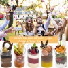 TOFLEN 50 Pack Mini Dessert Cups with Spoons - 2.2