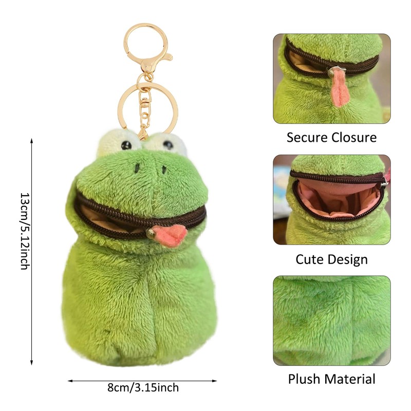 Frog Coin Purse Keychain
