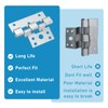 PalpitateC 3 Pack Mobile Home Door Hinges Compatible with Elixir