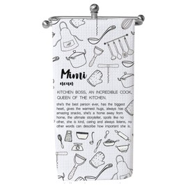 XYANFA Mimi Kitchen Towel Mimi Grandma Gifts Mimi Gift Grandma Kitchen Gift Mimi Tea Dish Towel Housewarming Gift (Mimi Noun Towel ca)