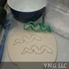 YNGLLC Snake Outline Serpent Reptile Cookie Cutter, Made in USA,