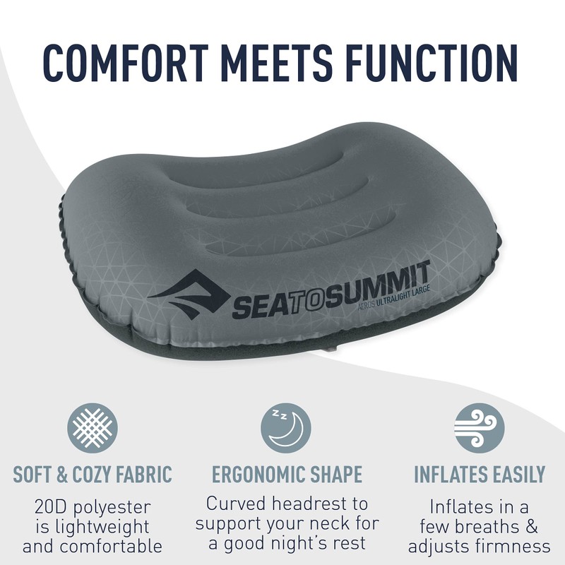 SEA TO SUMMIT ST81025 Aero Ultra Light Pillow (Regular), Seafoam