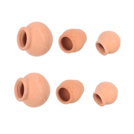 Garneck 6 Pieces Miniature Terracotta Amphoras - Decorative Clay Flower Pots for Fairy Garden - Dollhouse and Succulents - Frost-proof and Ideal for DIY Projects