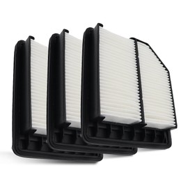 ACB ZONE Premium Engine Air Filter for My Car, Automotive Replacement Air Auto Filters for Honda Civic 2006 2007 2008 2009 2010 2011 L4 1.8L Rigid Panel (3 pce)