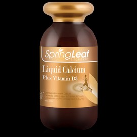 Springleaf Liquid Calcium plus Vitamin D3 200 Capsules