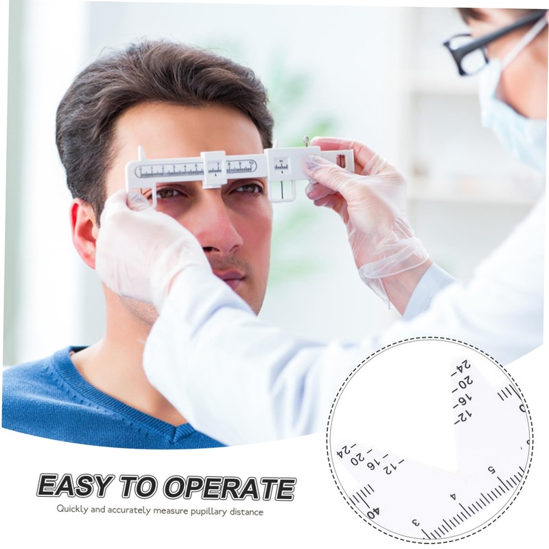 Healeved 5pcs Pupil Distance Ruler Accurate Pupillary Distance Measuring Tools