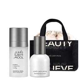[Jungsaemmool] Mool Cream & Mool Mist & SetInsulated Cooler Bag (Black) - Essential Moisturizing and Radiant Hydrating Skincare for Everyday Essentials