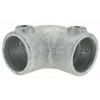 PRO-SAFE Galvanized Structural Pipe Rail Fitting: 90° Elbow for 1-1/4"