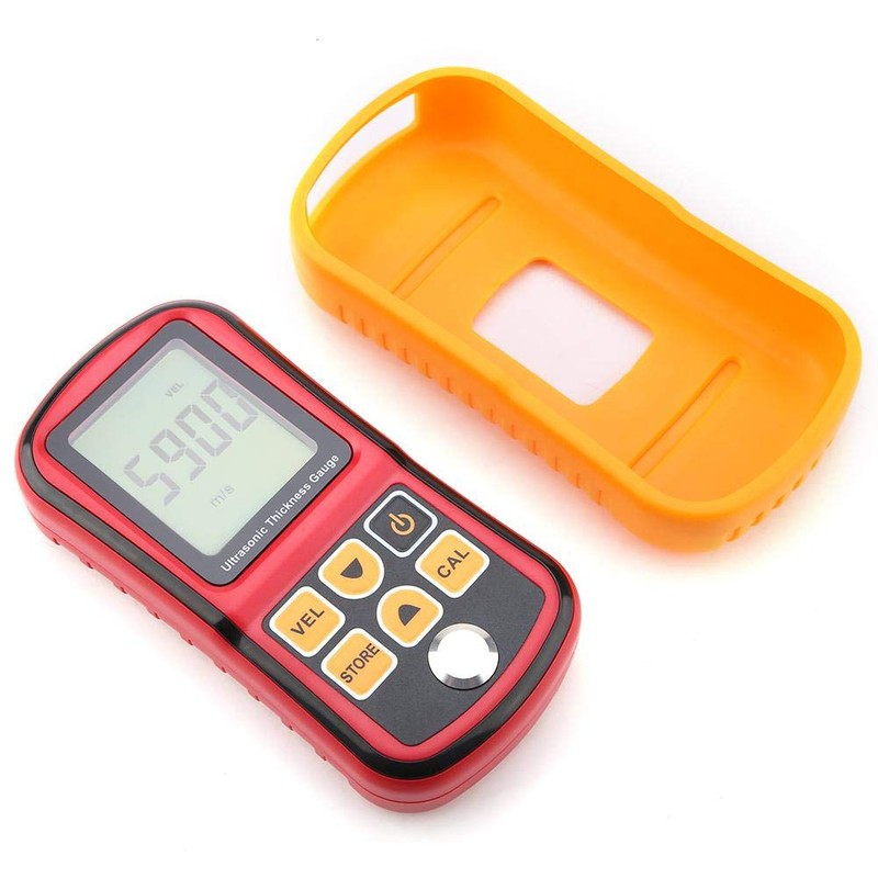 LCD Digital Ultrasonic Thickness GM100 High Precision 1.2-220mm Steel Width