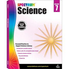 Spectrum 7th Grade Science Workbooks, Natural, Earth, and Life Science, 7th Grade Science Book With Research Activities, Classroom or Homeschool Curriculum
