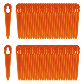 FourShow 100Pcs Replacement Plastic Blades Compatible with STIHL Polycut 2-2 Polycut 3-2 FSA 45 FSA 57 FSE 52 strimmer, Swift 40V Grass Trimmer