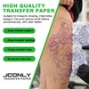 Jconly Tattoo Transfer Paper, 100 Sheets Stencil Transfer Paper for