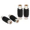 10pcs RCA Connector Coupler Adapter, RCA Female to Female Audio