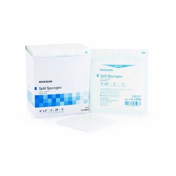 McKesson I.V. / Drain Split Dressing Case Of 12 by