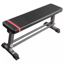 Venbytech for Flat Weight Bench with Built-in Dumbbell Rack Workout Bench Strength Training US