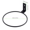 TAICHEUT 10 PCS 6 Inch Black Plant Pot Holders Rings,