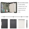 Wason A4 Portfolio with Zipper - Leather PU Padfolio with