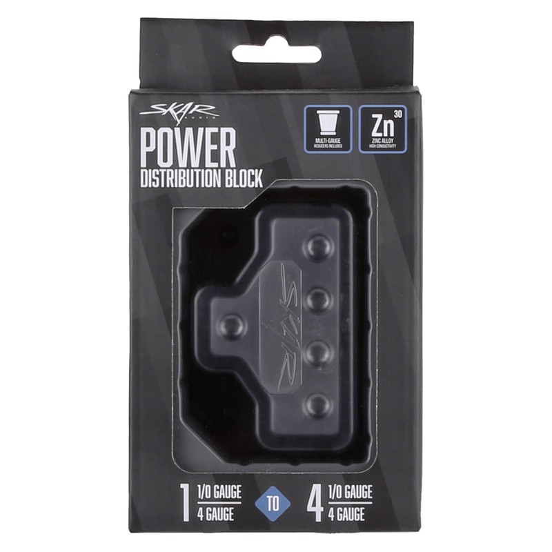 Skar Audio x1 0/4 Gauge Input to x4 0/4 Gauge