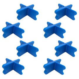 8Pcs Deck Spacers with 4 Thicknesses (1/16", 1/8", 3/16", 1/4"), Durable Plastic Deck Board Jig Spacers Clamp for Pressure Treated Composite Decking