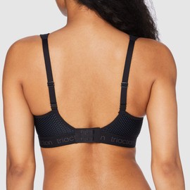 TriAction Womens Energy Lite Ex Sports Bra Non-wired, Black, 40B UK
