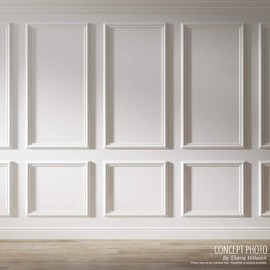 Ekena Millwork PNL08X16AS-01 8"W x 16"H x 1/2"P Ashford Molded Classic Wainscot Wall Panel