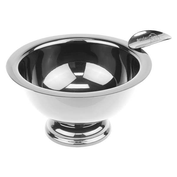 Stinky Cigar Personal Size Ashtray with 1 Stirrup, Wind Resistant Deep Bowl, Compact, Durable, Stainless Steel