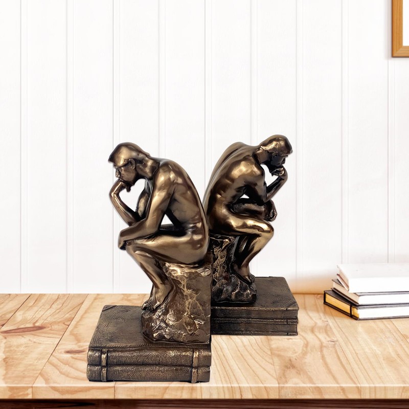 Cool Bookends Gold Decorative Unique Book Ends Book Stopper The