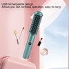 Cordless Hair Straightening Curling Brush Evenly Quickly Heating USB Rechargeable