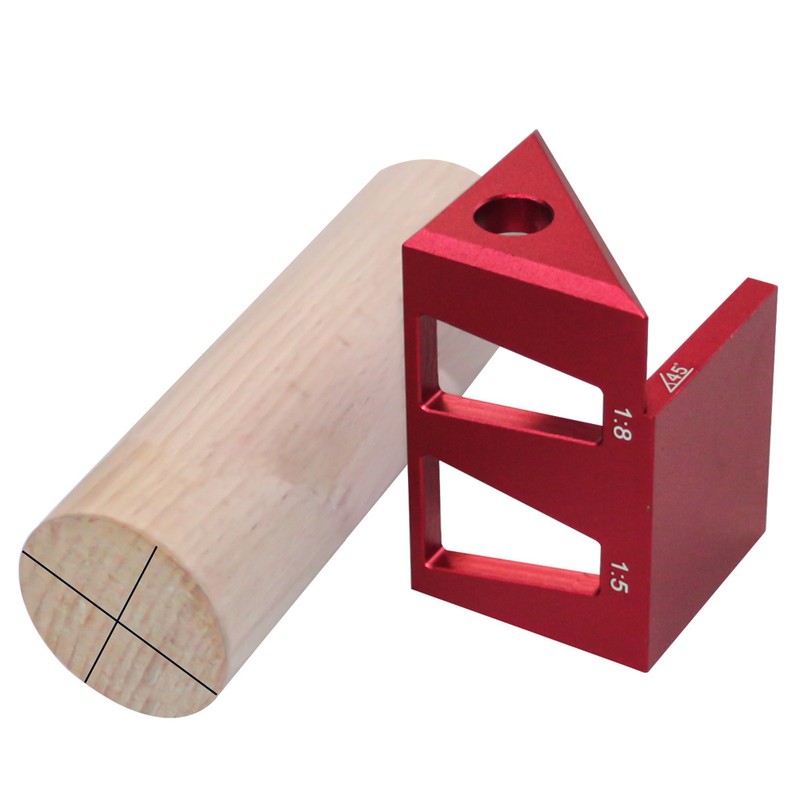 Woodworking Measuring Ruler 3D Multi-Angle Aluminum Alloy Square Protractor 45/90